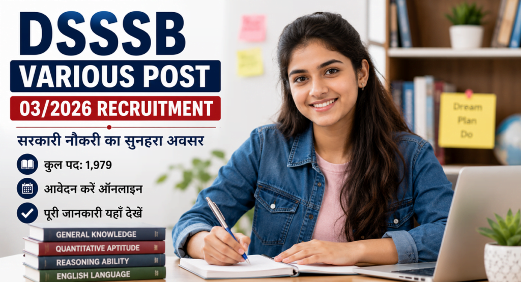 DSSSB Various Post 03/2026 Recruitment