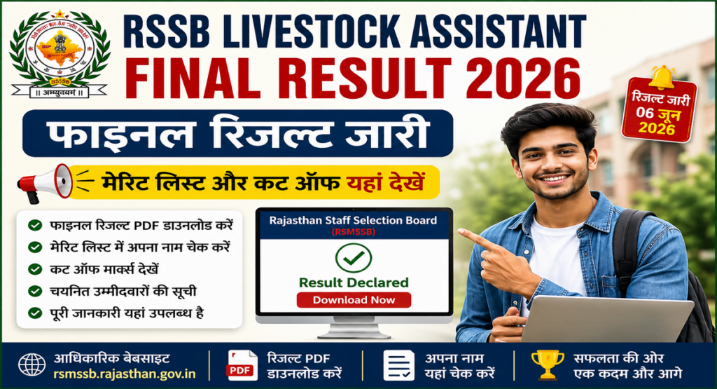 RSSB Livestock Assistant Final Result 2026