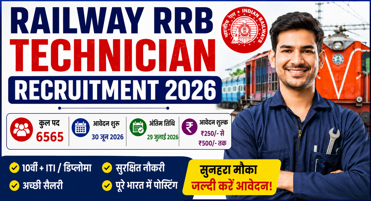 Railway RRB Technician Recruitment 2026