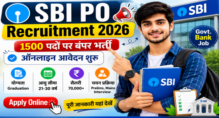 SBI PO Recruitment 2026