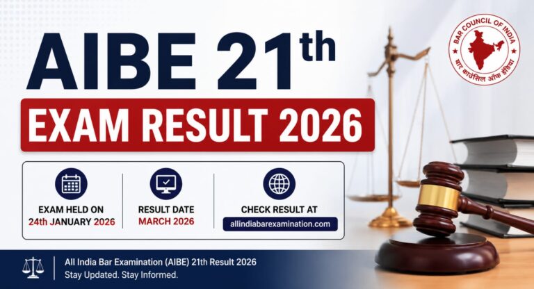 AIBE 21th Exam Result 2026