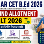 Bihar CET B.Ed 1st Round Allotment Result 2026
