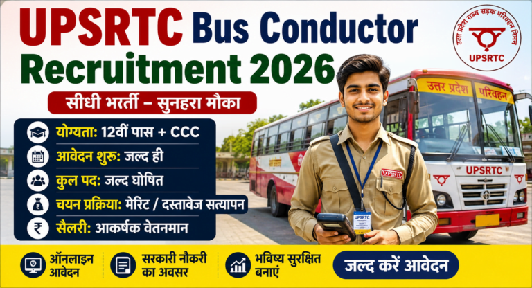 UPSRTC Bus Conductor Recruitment 2026