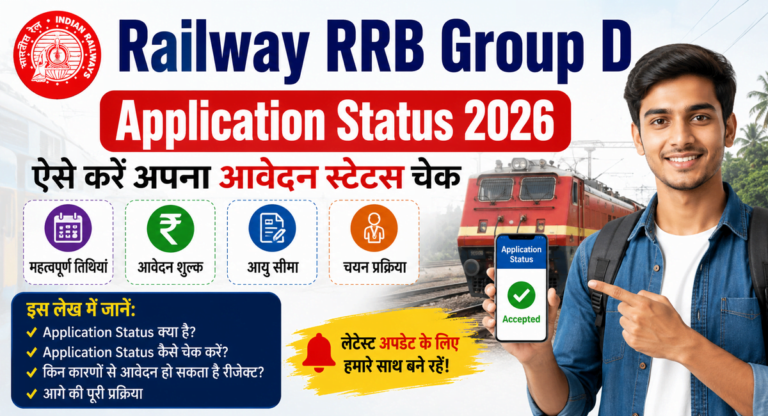 Railway RRB Group D Application Status 2026